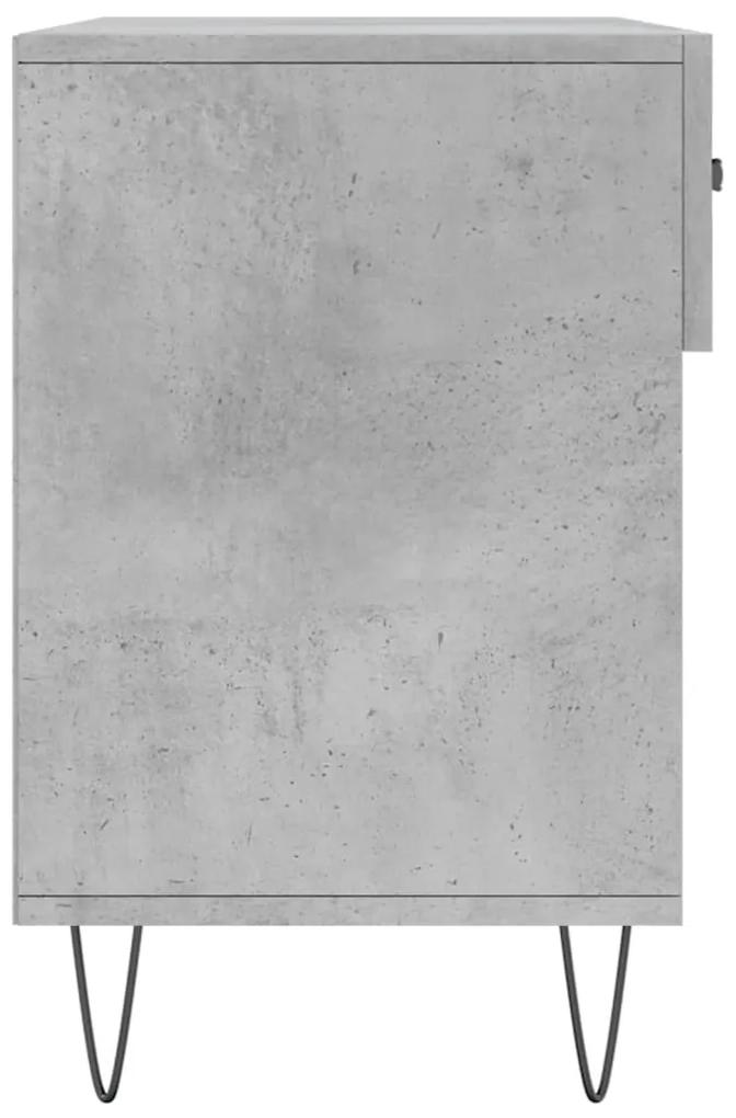 Banco sapateira 102x35x55 cm derivados madeira cinzento cimento