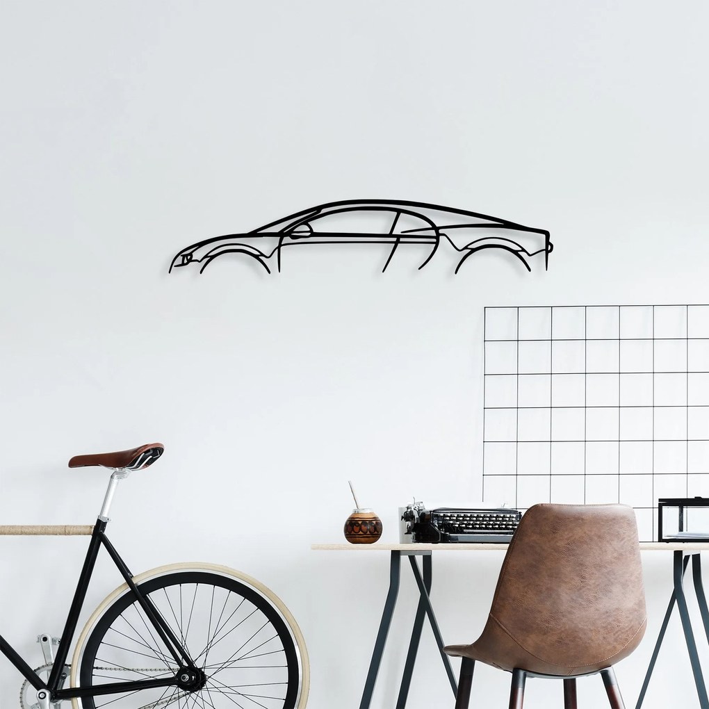 Acessório Decorativo de Parede Model-608 – Preto – 70 x 13 cm
