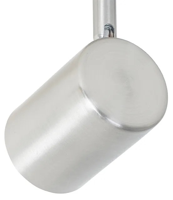 Candeeiro de teto moderno em aço 3-luzes ajustável - Jeana Moderno