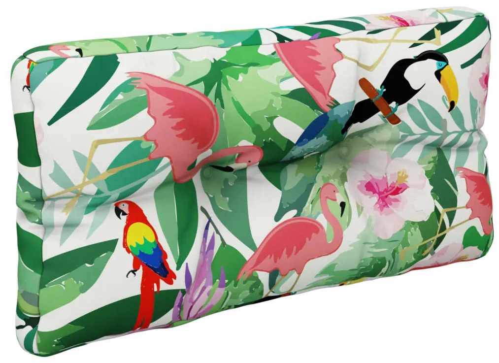 Almofadão para sofá de paletes 80x40x12 cm tecido multicolorido