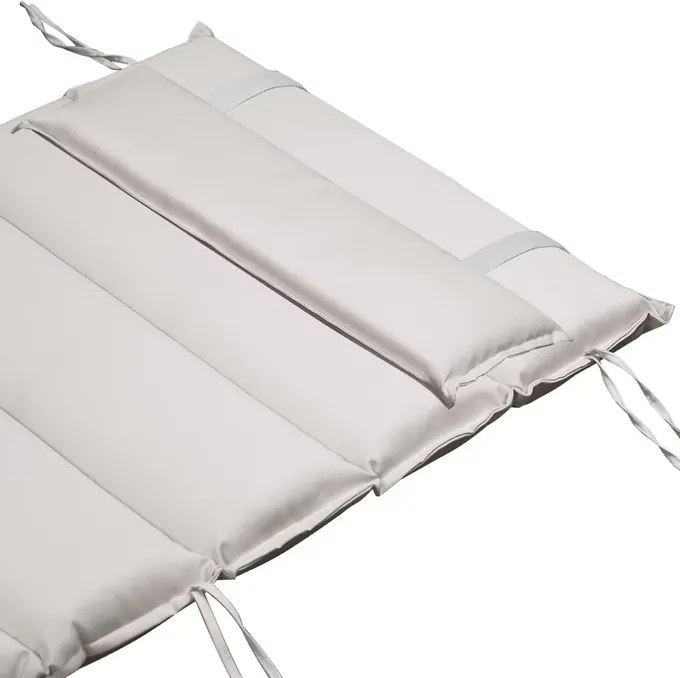 Almofada para espreguiçadeira (NÃO INCLUÍDA) 177 x 58 x 7 cm Creme