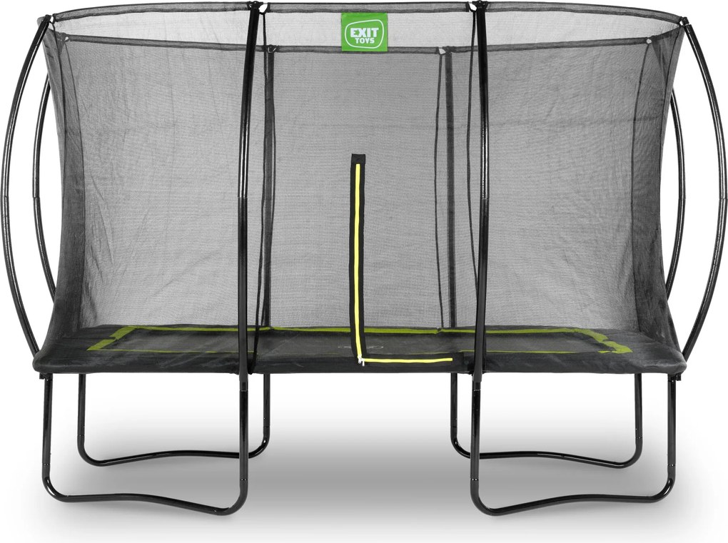 Trampolim retangular Silhouette 244 x 366 cm - preto