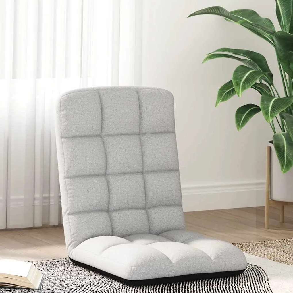 Colchão dobrável 71x51x62 cm tecido cinzento nublado