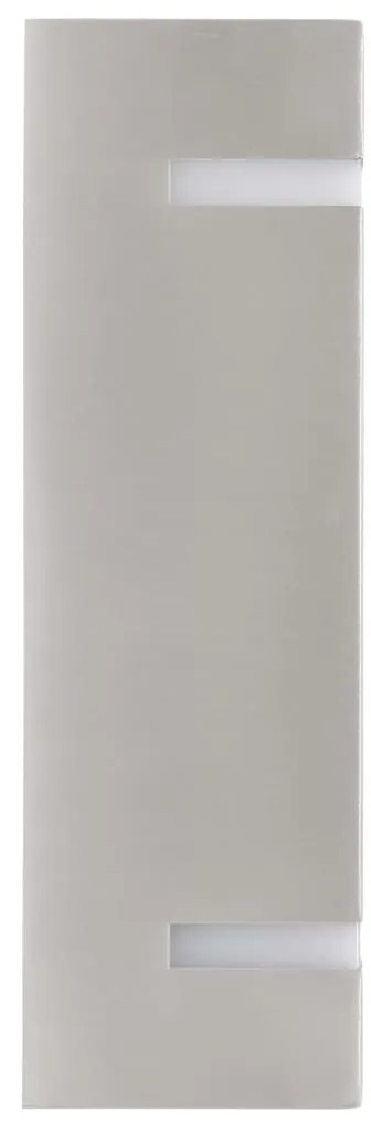 Candeeiros de parede exterior 2 pcs 35 W retangular prateado