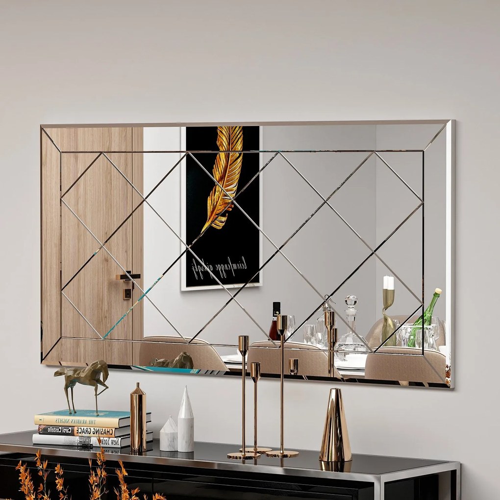 Espelho Pauli – Branco – 60 cm x 120 cm