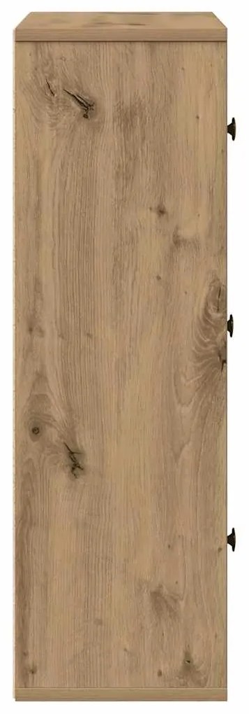 Estante 60x24x76,5 cm derivados de madeira carvalho artisiano