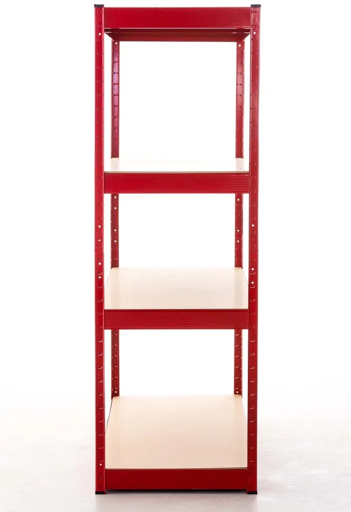 Estante para cargas pesadas 160 x 60 x 180 Vermelho