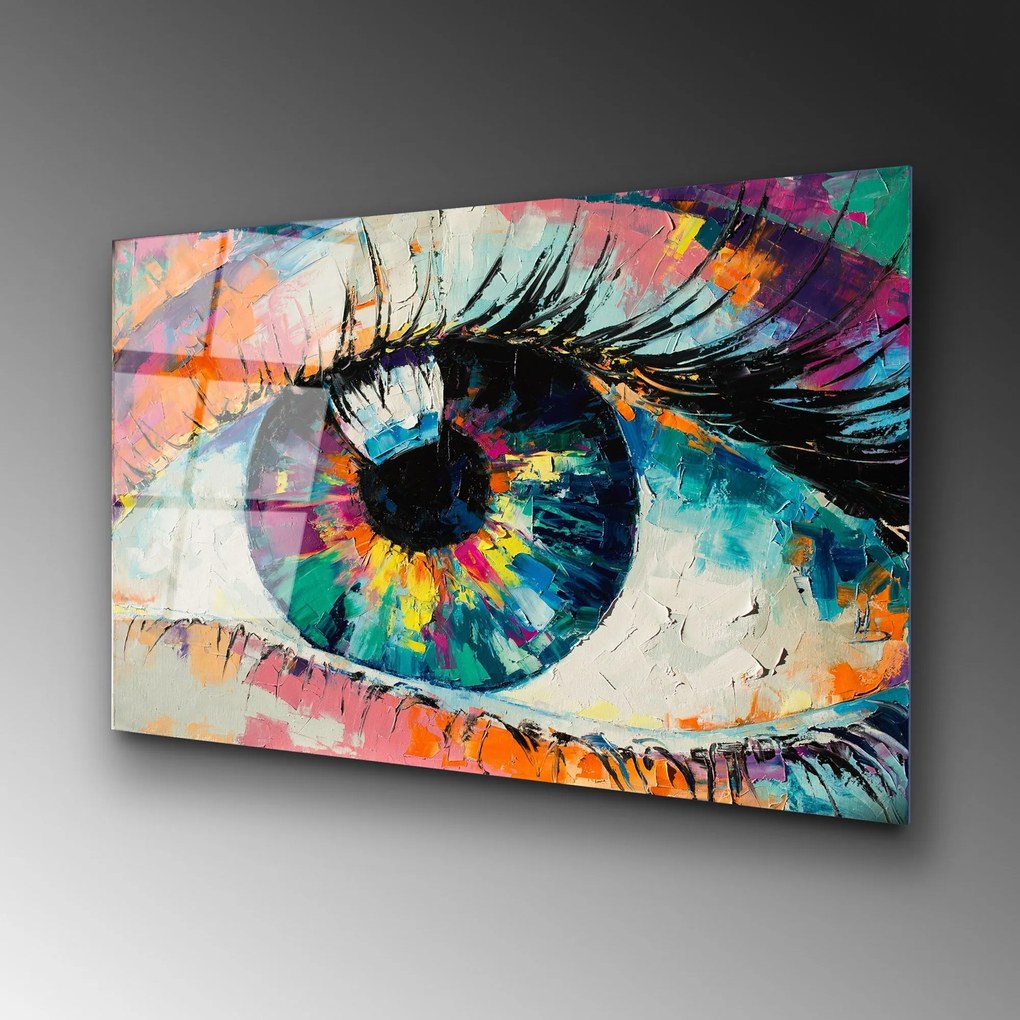 Pintura Decorativa em Vidro Temperado UV-179 – Multicolor – 70 x 100 c