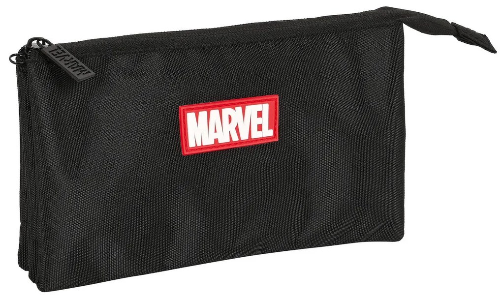 Malas para Tudo Triplas Marvel Preto (22 X 12 X 3 cm)