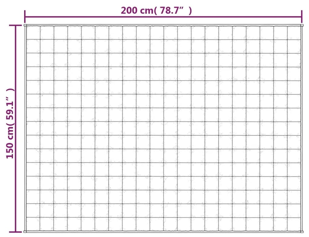 Manta pesada 11 kg 150x200 cm tecido cinza