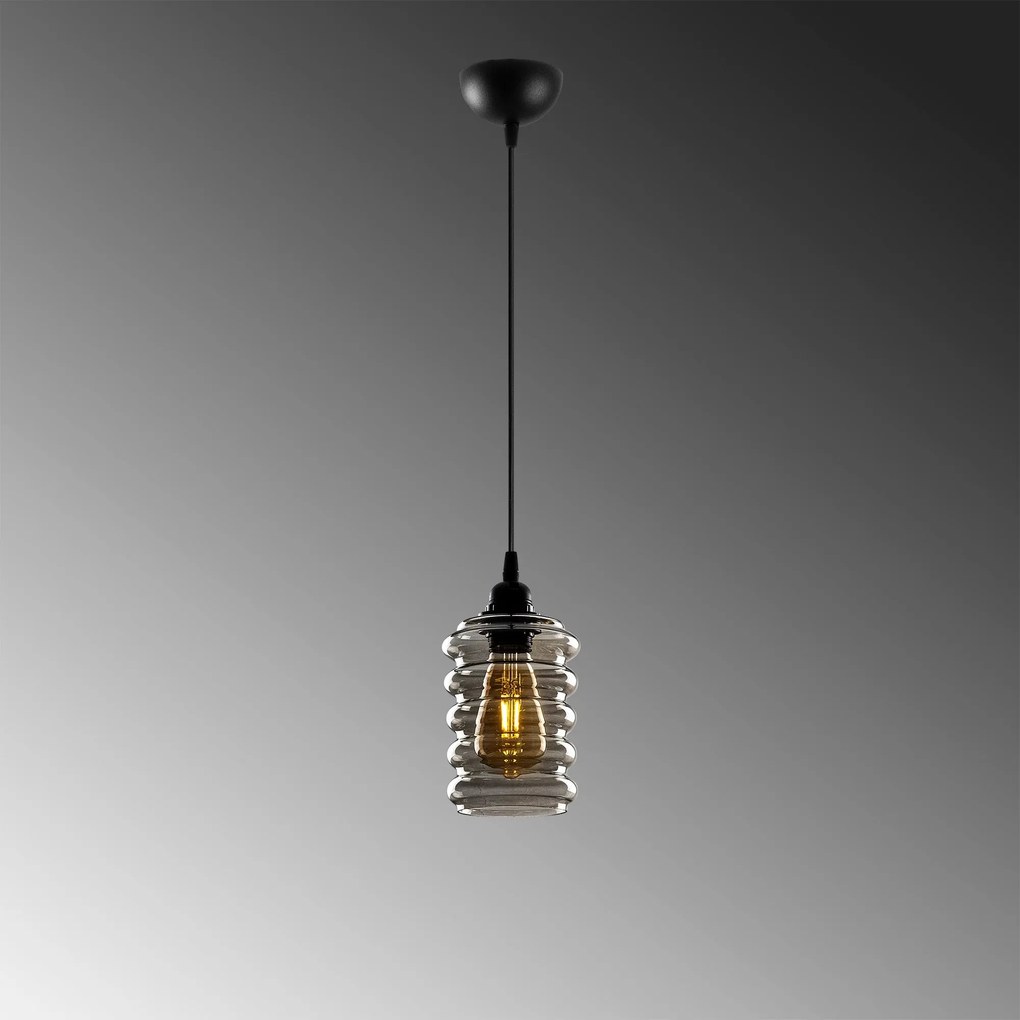 Candeeiro Chandelier Smoked – Fume – 12 x 12 cm