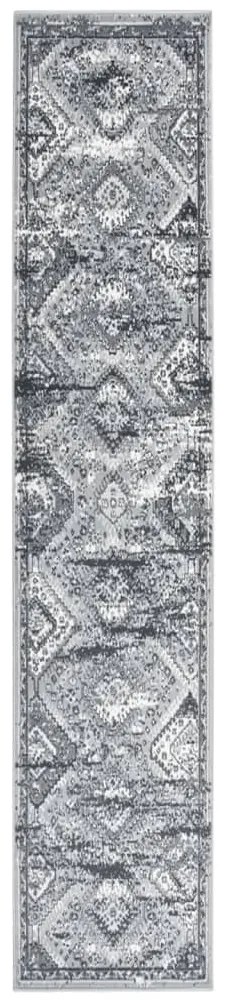 vidaXL Passadeira 60x250 cm polipropileno cinzento oriental
