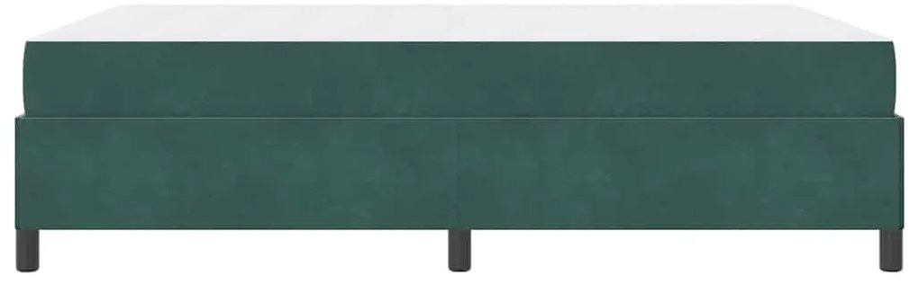 Estrutura da Cama Branco e Cinza Claro 160 x 200 cm Veludo