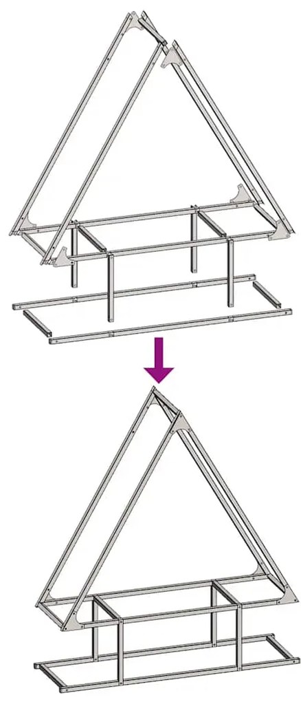 Suporte para lenha 80x25x90 cm aço laminado a frio antracite