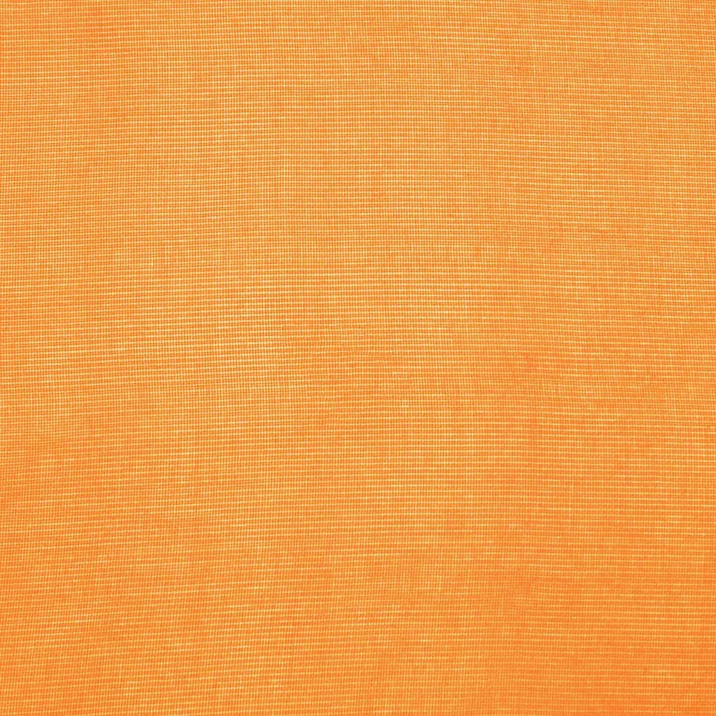 Cortinas de voile com ilhós 2 pcs laranja 140x225 cm