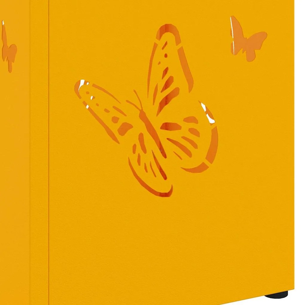 Suporte para Guarda-Chuva Amarelo mostarda Metal Padrão