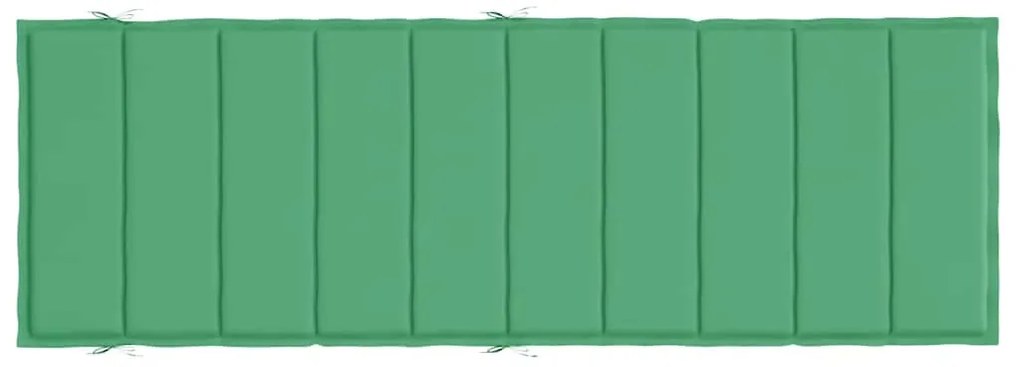 Almofadão p/ espreguiçadeira 186x58x4 cm tecido oxford verde