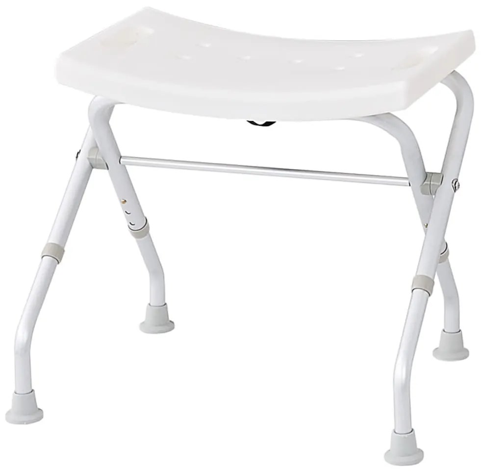 421602 RIDDER Banco de casa de banho dobrável 110 kg branco A0050301