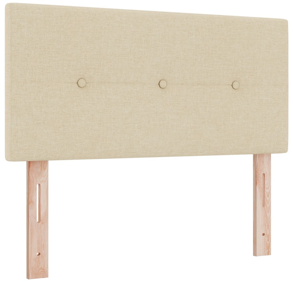 Cama Box com Colchão Cream 120x200 cm Tecido