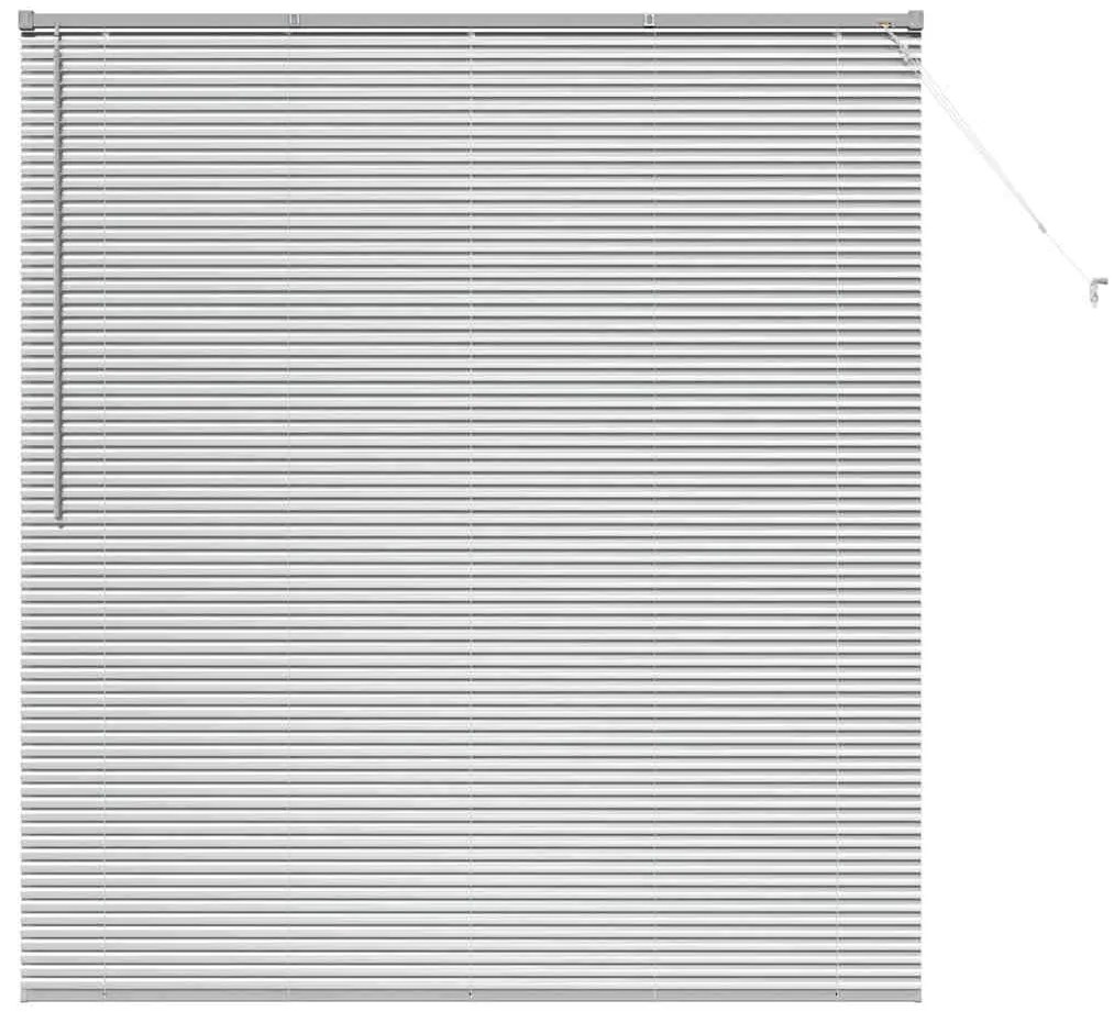 Persiana de Janela com cortinas Outros Manual Prata 80 x 130 cm Alumín