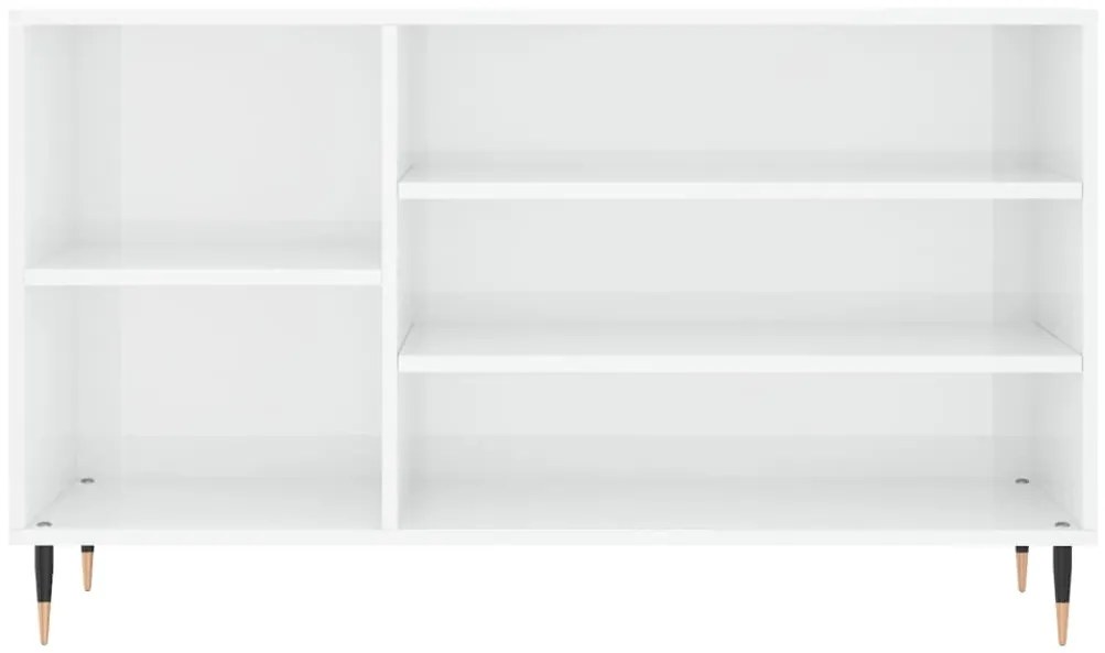 Sapateira 102x36x60 cm derivados de madeira branco brilhante