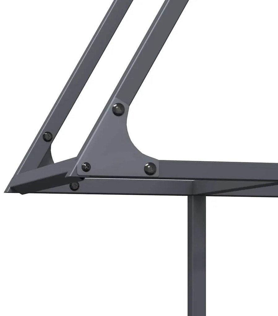 Suporte para lenha 80x25x90 cm aço laminado a frio antracite