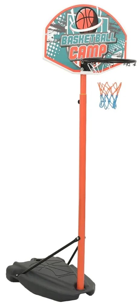 80354 vidaXL Conjunto jogo de basquetebol portátil ajustável 180-230 cm