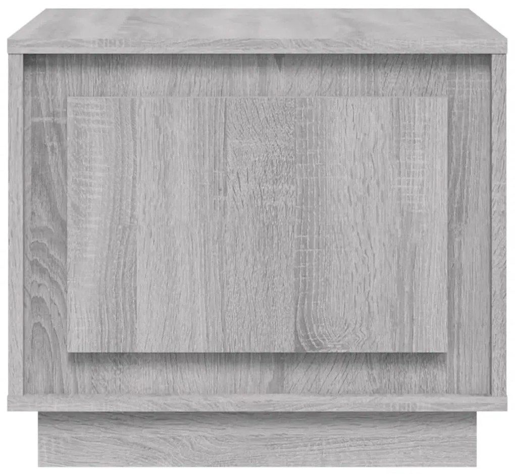 Mesa de centro 51x50x44 cm derivados de madeira cinzento sonoma