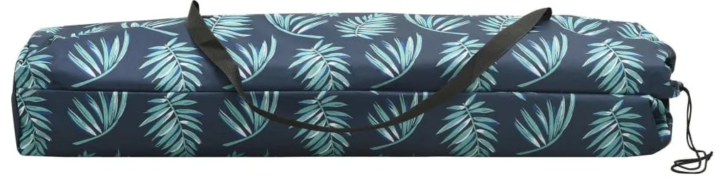 Espreguiçadeira/cama dobrável p/ 2 pessoas aço estampagem folha