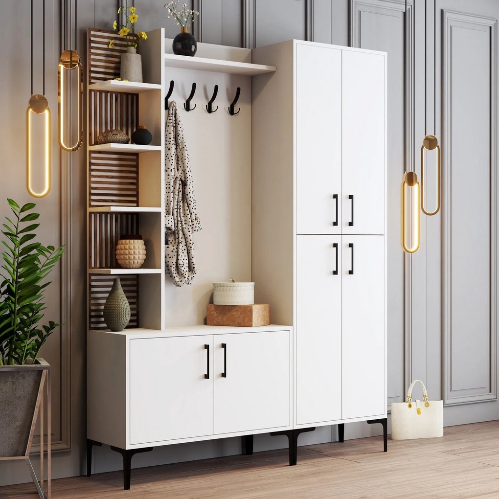 Hall Stand Viyana DA – Branco – 150x200x35 cm