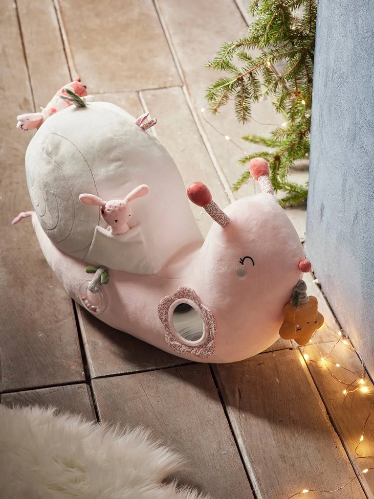 Agora -25% | Peluche grande caracol, País cor-de-rosa multicolor