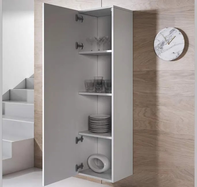 Conjunto de Móveis de Sala Guidões – 1,6 m – Modular em Branco com Móv