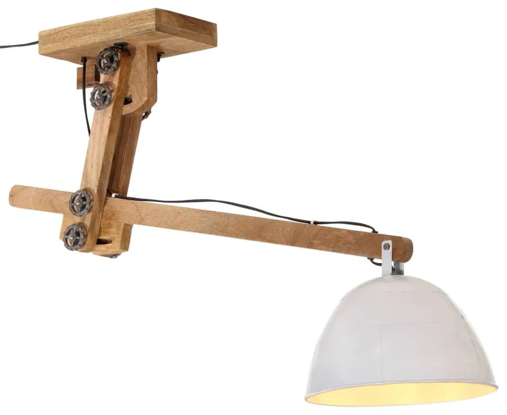 vidaXL Candeeiro de teto 25 W 105x30x65-108 cm E27 branco