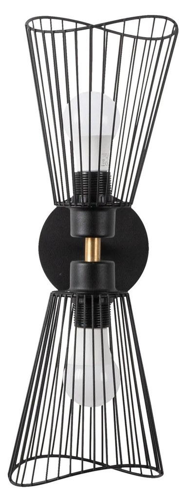 Candeeiro de Parede Zeyno – Preto – 16 x 16 cm