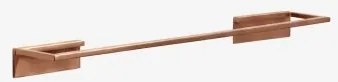 Toalheiro Adesivo De Parede Com Barra 45 Cm Para Casa De Banho Em Aço Inoxidável Jalter Ouro Rosa Escovado - Sklum