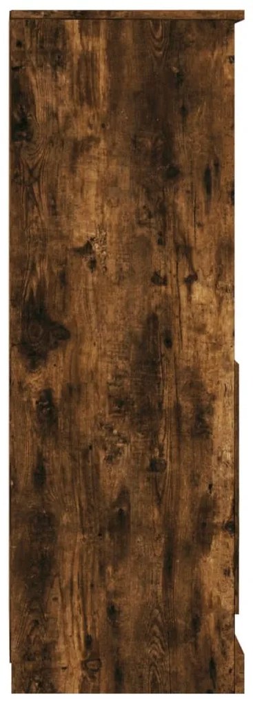 Aparador alto 36x35,5x103,5 cm deriv. madeira carvalho fumado