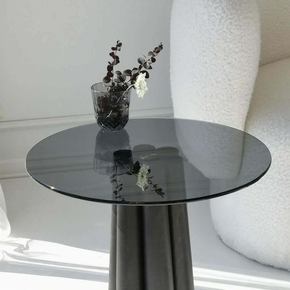 Mesa de Centro Thales – Cinzento Escuro – 50 cm x 50 cm x 50 cm
