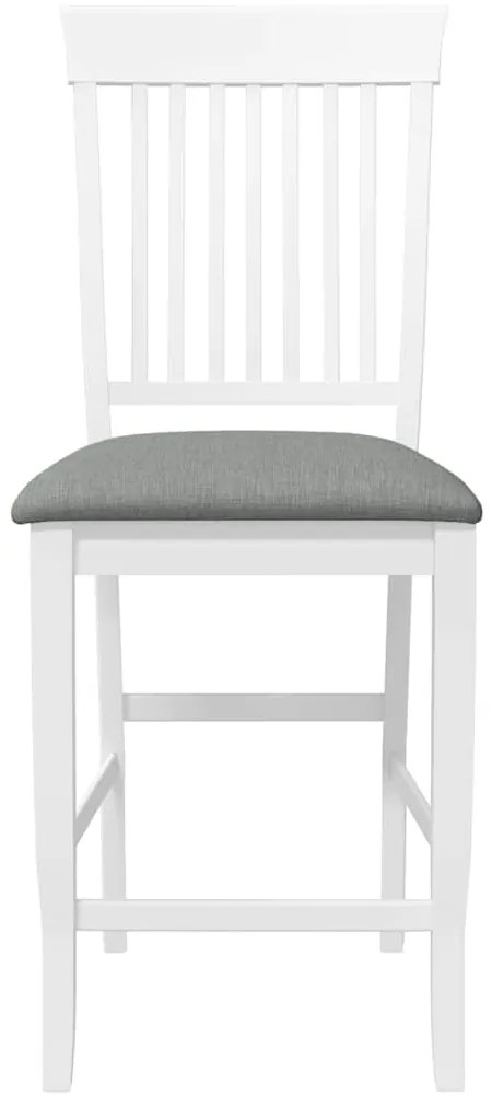 Bancos de bar com almofadões 2pcs madeira de seringueira maciça