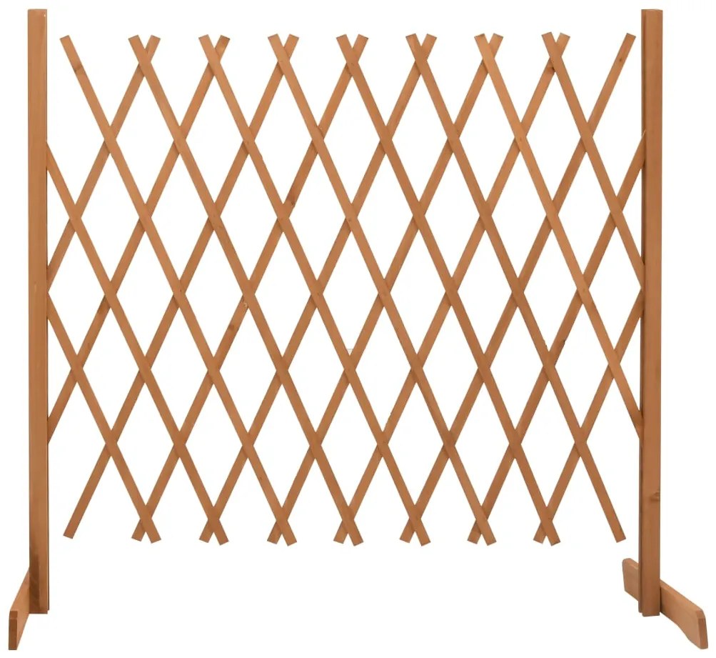 Vedação em treliça para jardim 180x100 cm abeto maciço laranja