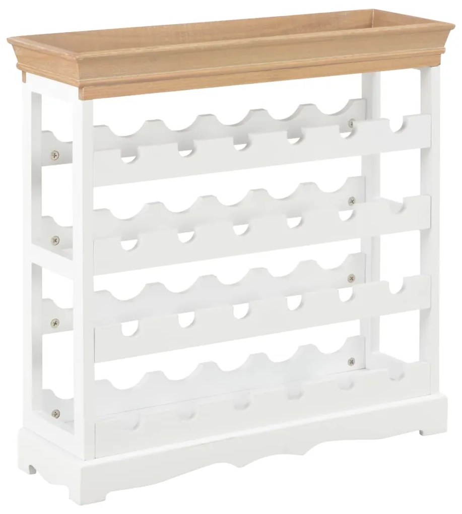 Garrafeira 70x22,5x70,5 cm MDF branco