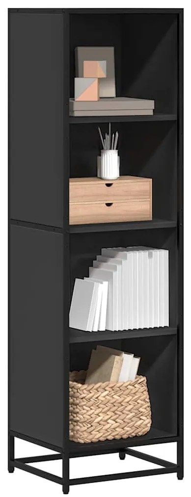 vidaXL Estante 40x35x139 cm derivados de madeira preto