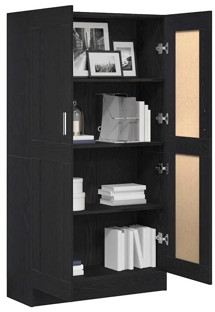 Estantes de Livros em Carvalho Preto da - Conjunto de 2, 165x30,5x150