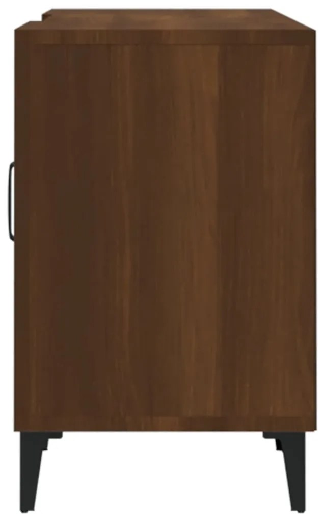 Móvel de TV 150x30x50 cm derivados de madeira carvalho castanho