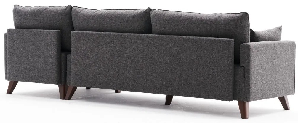 Sofá de Canto Bella – Antracite – 275 cm x 85 cm x 81 cm
