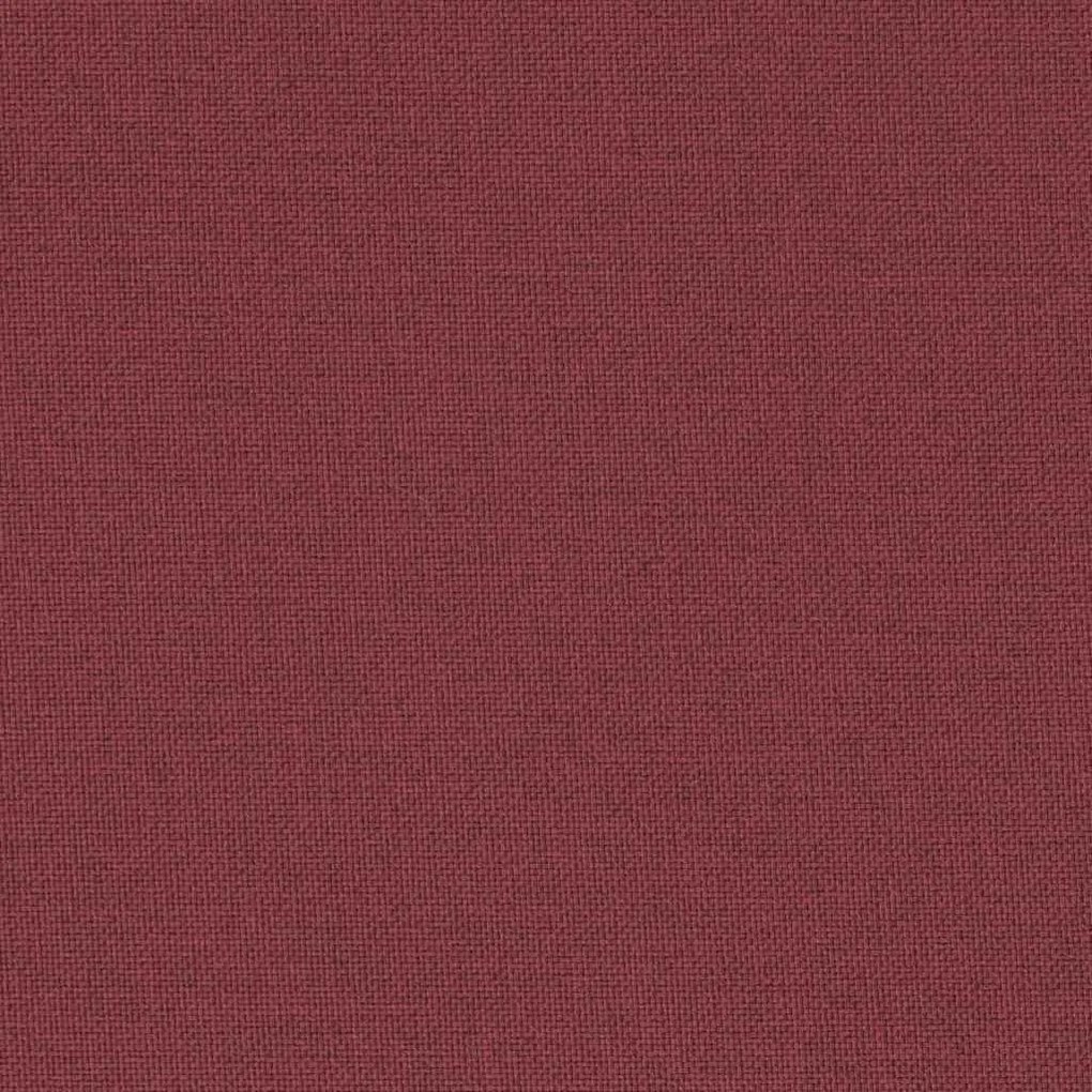 Almofadões de paletes 2 pcs mesclado tecido vermelho tinto