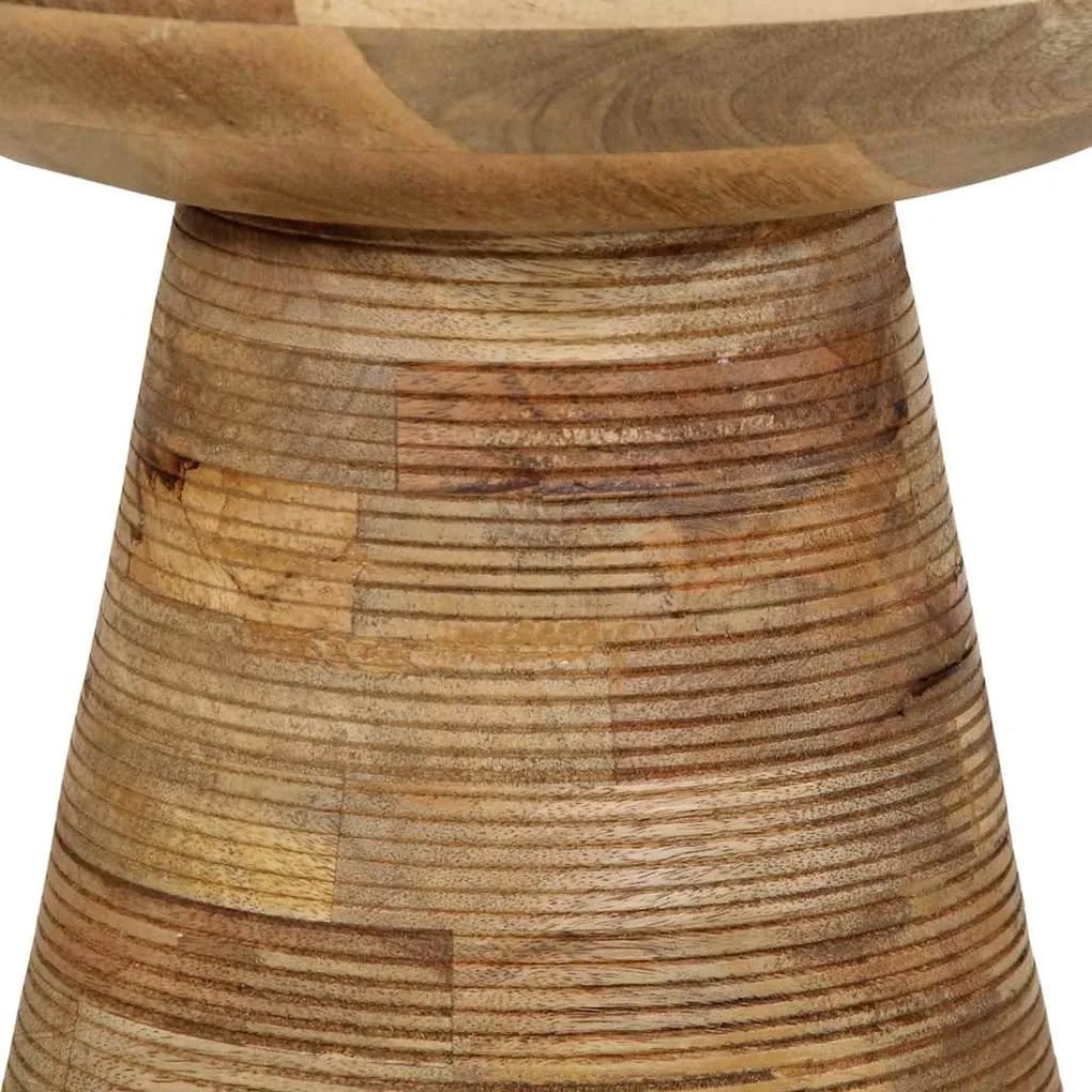 Mesa de apoio Ø37x45 cm madeira de mangueira maciça