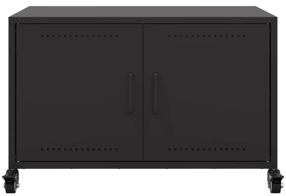 Móvel de TV 68x39x43,5 cm aço preto