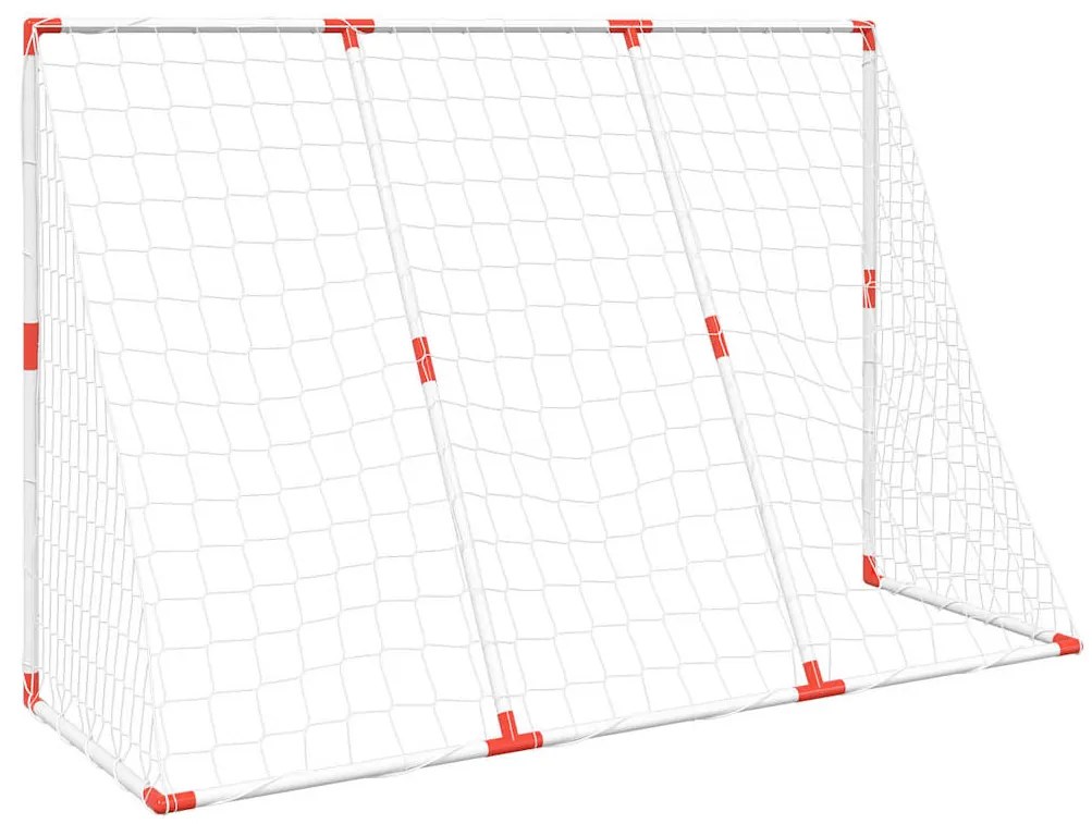 Baliza futebol infantil c/ bolas 2 em 1 184x64x124 branco
