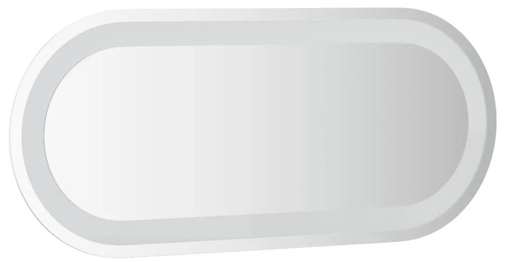 Espelho Oval Delta com Luz LED - 70x30 cm - Design Moderno