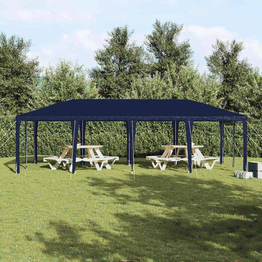 Tenda de Festa Azul 8x4 m PE